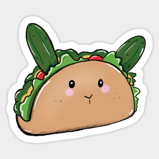 Rabbit taco Sticker